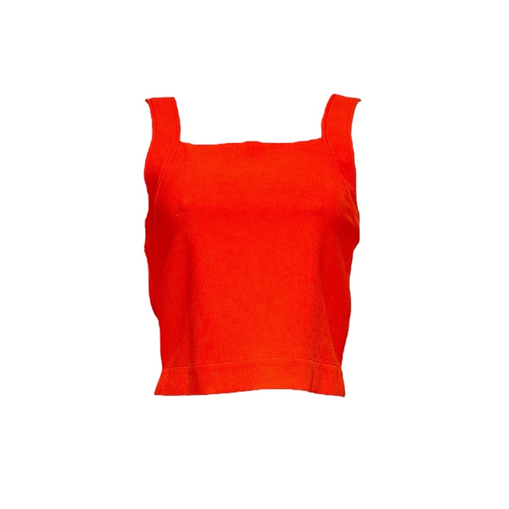 Sézane for Anthropologie / Bright Orange Women's Top